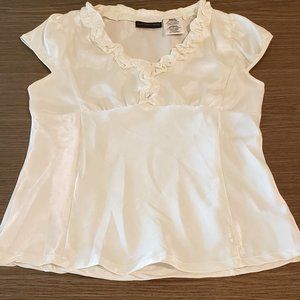 Girls Capped Sleeve Top with ruffles